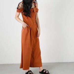 Moussy Women’s Off Shoulder Salopettes Relaxed Overalls